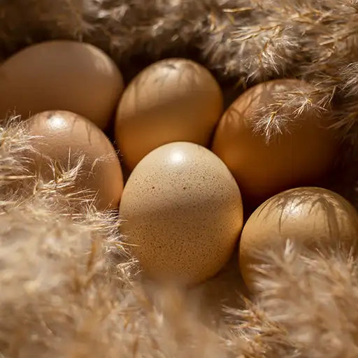 Organic brown eggs